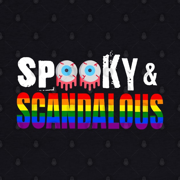 Spooky Scandalous Gay Halloween by Cosmic Dust Art